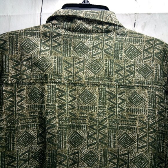 Route 66 Original Clothing Co. Men's Button Front Tropical Dress Shirt L - Picture 5 of 10